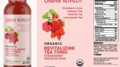 Urban remedy recalls urban remedy organic revitalizing tea tonic strawberry hibiscus rose due to possible hepatitis a contamination