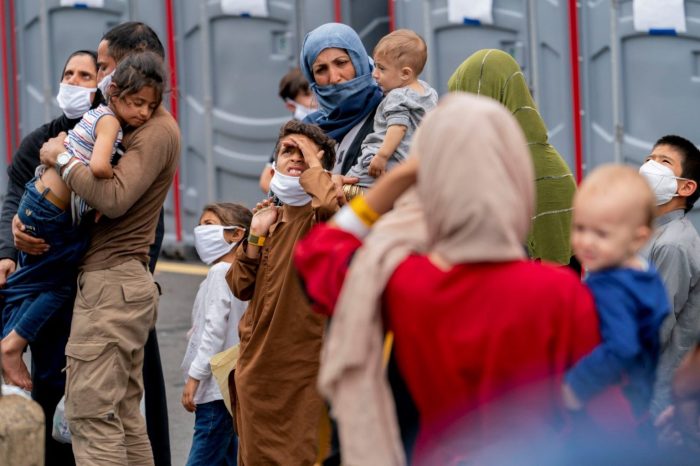 Afghan families start u s resettlement process at repurposed conference center after traumatic ordeals