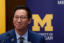 U of michigan wont give new president santa ono a faculty job if fired breaking precedent