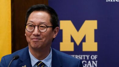 U of michigan wont give new president santa ono a faculty job if fired breaking precedent