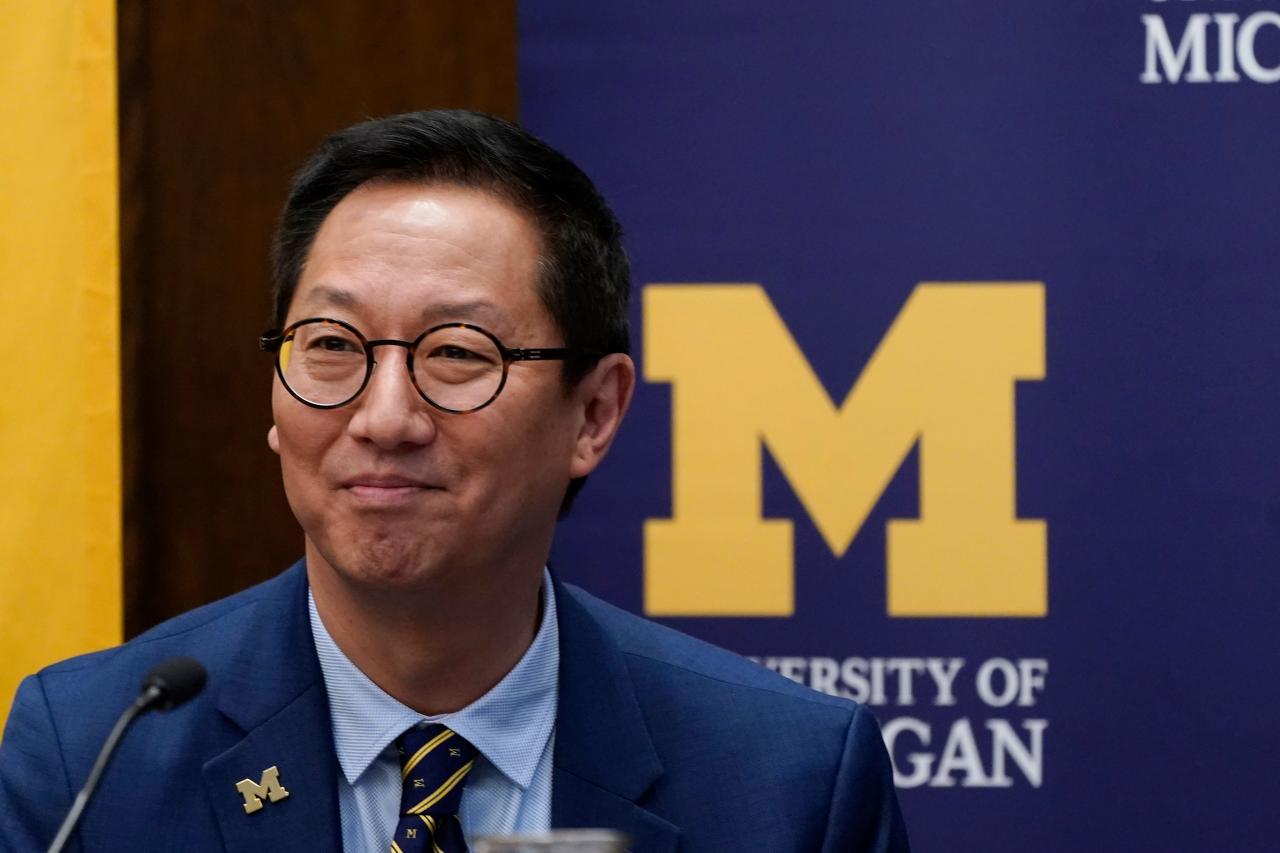 U of michigan wont give new president santa ono a faculty job if fired breaking precedent