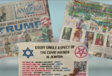 Antisemitic flyers distributed in dozens of u s cities in recent months