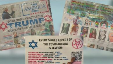 Antisemitic flyers distributed in dozens of u s cities in recent months