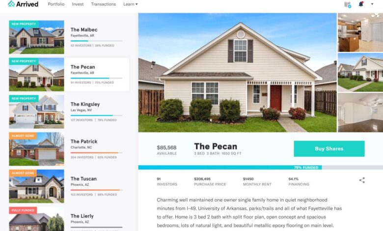 Rental property investment startup arrived homes raises 25m to fund further expansion