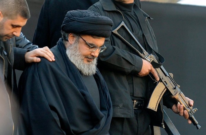 Hezbollah leader hassan nasrallah calmly vows punishment for trojan horse blasts