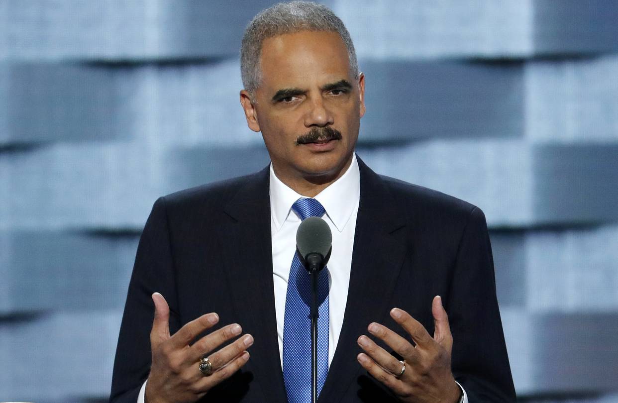 Eric holder says trump will meet the standards for indictment and prosecution