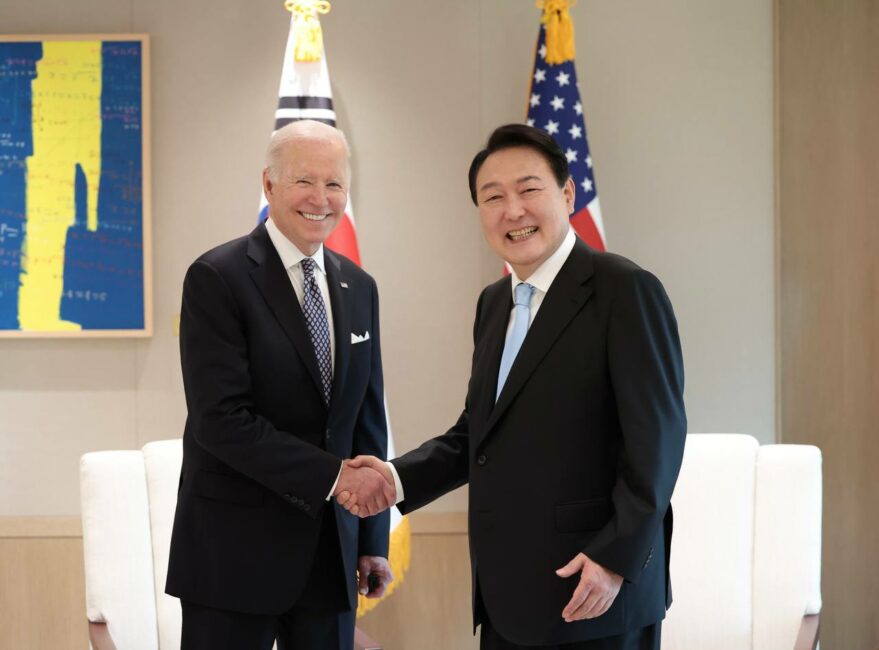 Biden has an eye on china as he heads to south korea japan