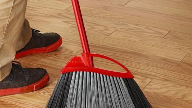 Fellow neat freaks this broom will change the way you clean your kitchen