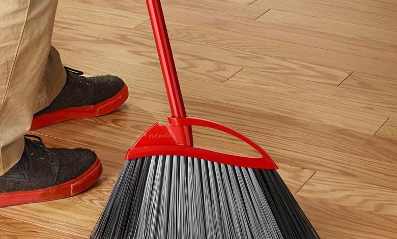 Fellow neat freaks this broom will change the way you clean your kitchen