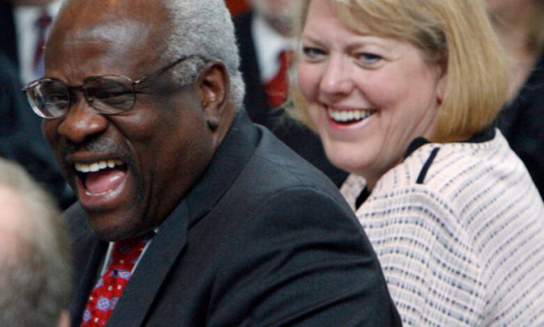 Ginni thomas found to also be texting congressional staffer behind texas court case