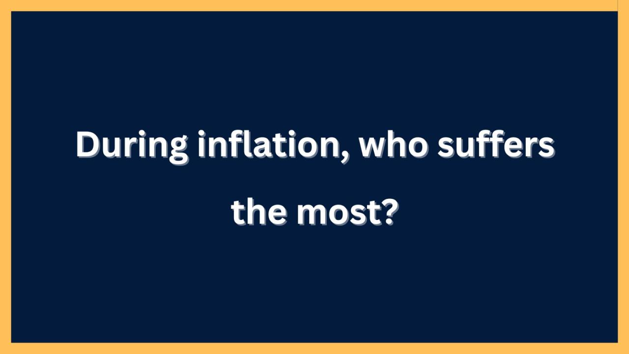 Analysis inflation stings most if you earn less than 300k heres how to deal
