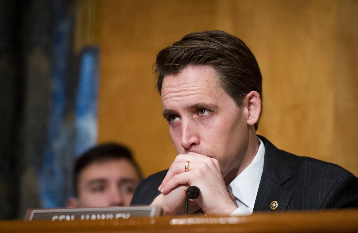 Hawley election senator sen republican riot static01 nyt objected schaff blowback mo attacked electors slate mob regnery strikes backlash deal Sen josh hawley washes his hands of the pro pedophile smears he ignited