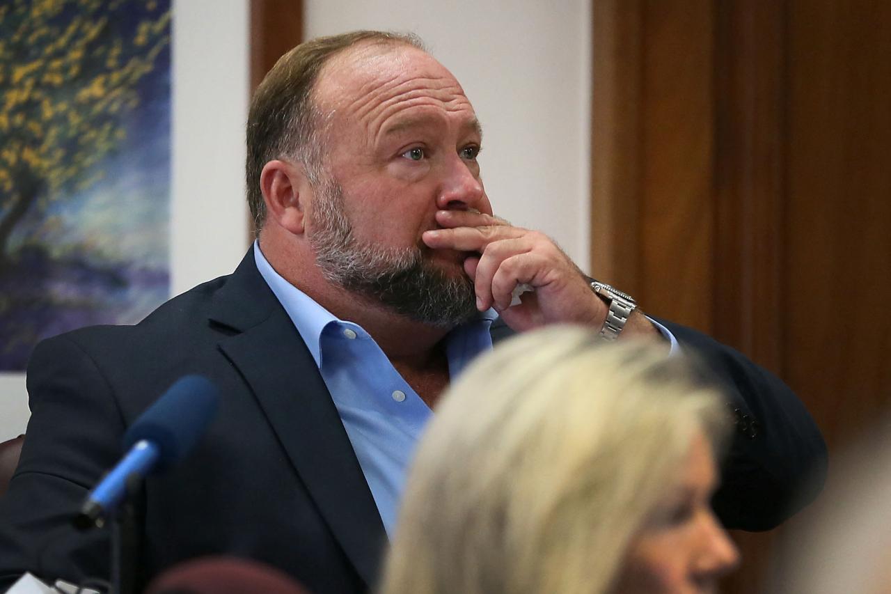 Alex jones damages trial begins over his false claims sandy hook shooting was a hoax