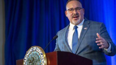 With few details but big ideas sec cardona pushes total reimagining of education edsurge news