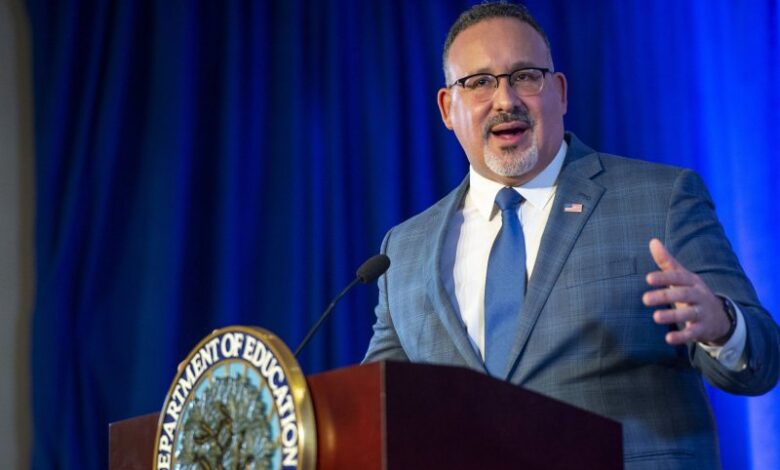 With few details but big ideas sec cardona pushes total reimagining of education edsurge news