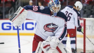 Blue jackets elvis merzlikins used offseason to mentally reset the hockey writers columbus blue jackets latest news analysis more