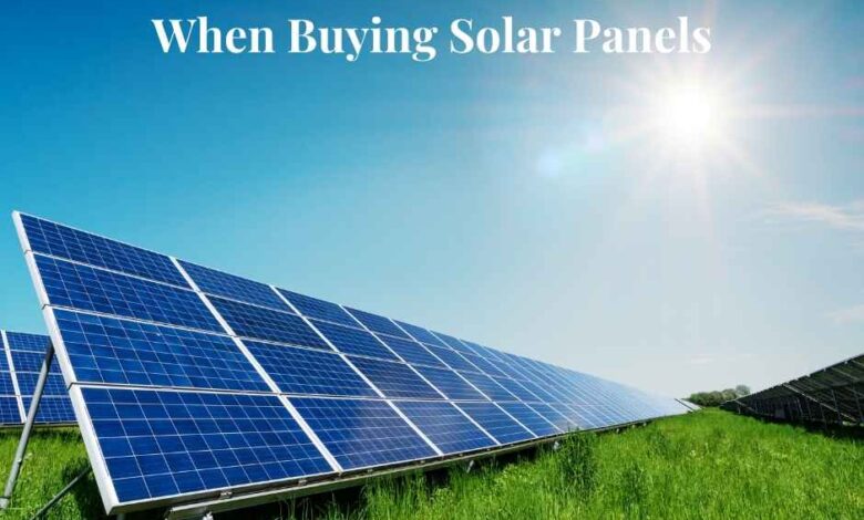 Interested in solar panels here is some advice