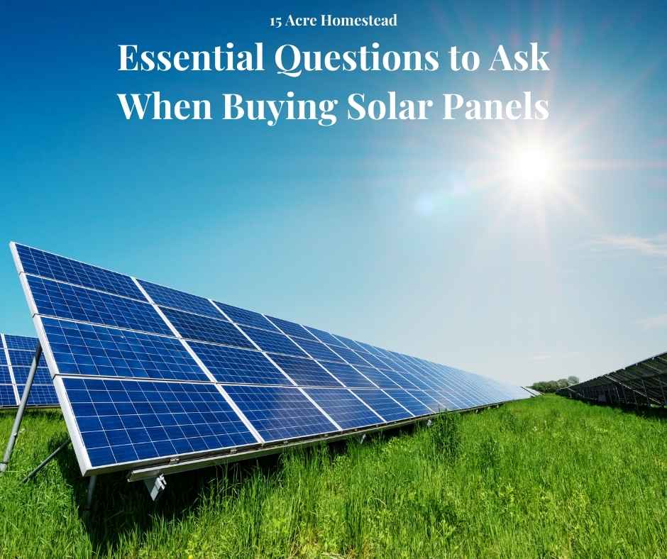 Interested in solar panels here is some advice