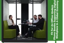 Neighborhoods phone booths and huddle rooms meet the office of the future