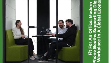Neighborhoods phone booths and huddle rooms meet the office of the future