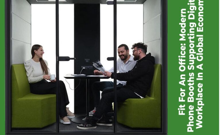 Neighborhoods phone booths and huddle rooms meet the office of the future