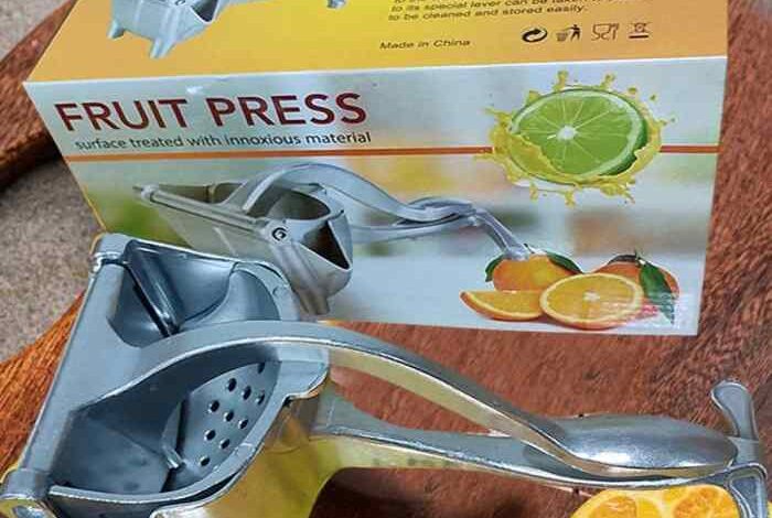 When youre squeezing juice for a crowd this countertop fruit press cant be beat