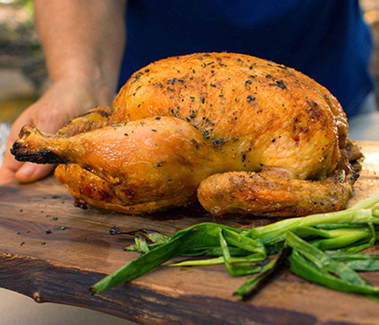 Forget chicken pieces grill a butterflied chicken instead