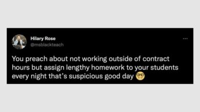 Does homework send the wrong message about work life boundaries
