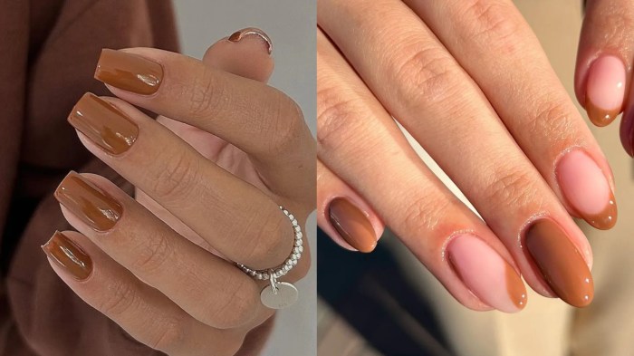 Toffee nails are falls coolest manicure trend