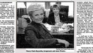 Nancy clark reynolds a player in reagans washington dies at 94