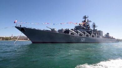Symbolism and practical impact of sinking russian black sea flagship moscow is immense