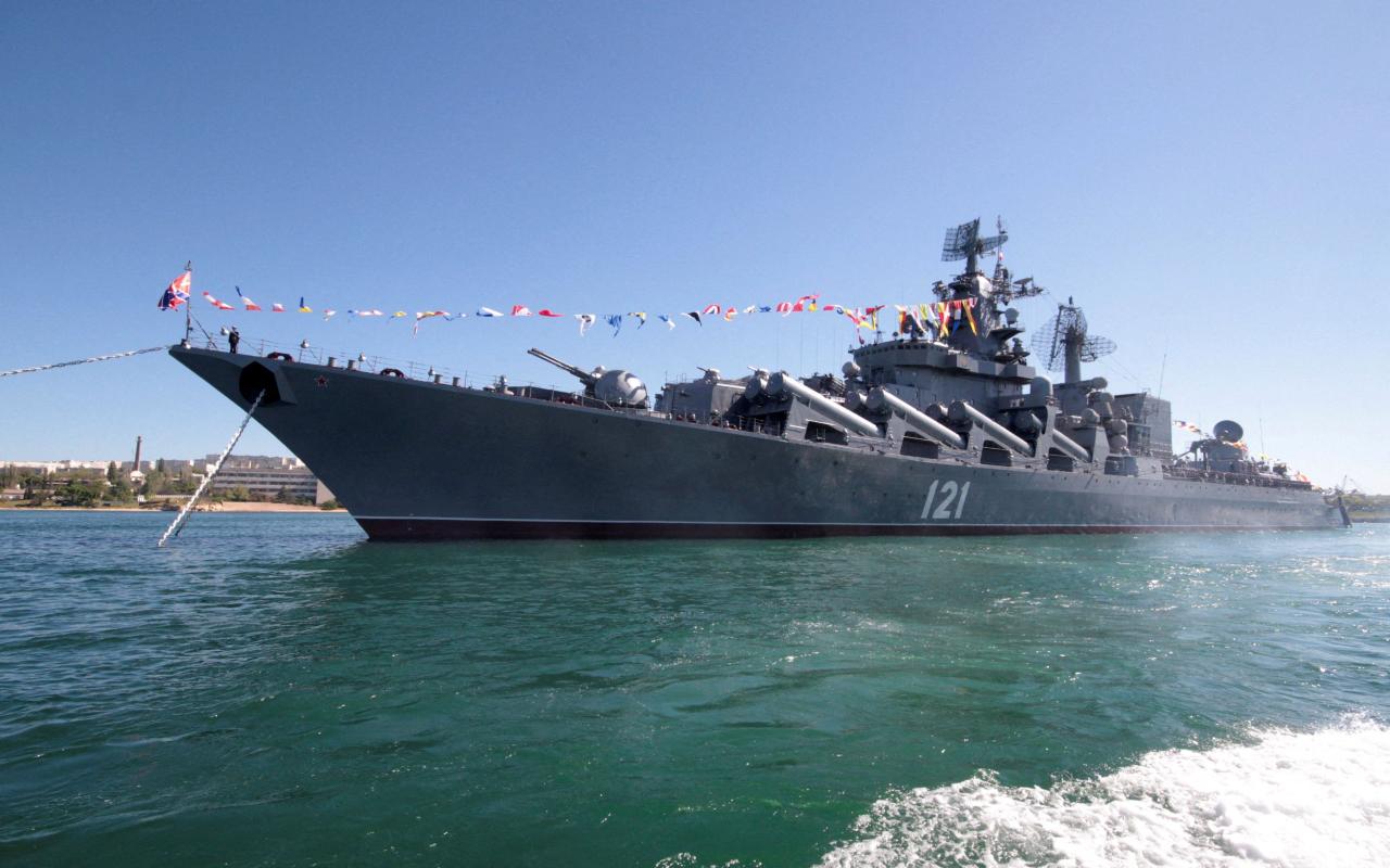 Symbolism and practical impact of sinking russian black sea flagship moscow is immense