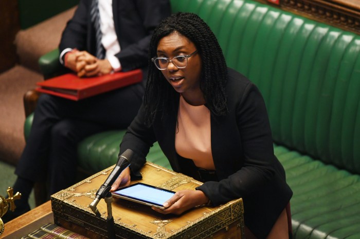 Kemi badenoch claims she became working class after securing a job at mcdonalds as a teenager