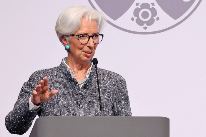 Ecbs lagarde predicts inflation to hit 2 target next year