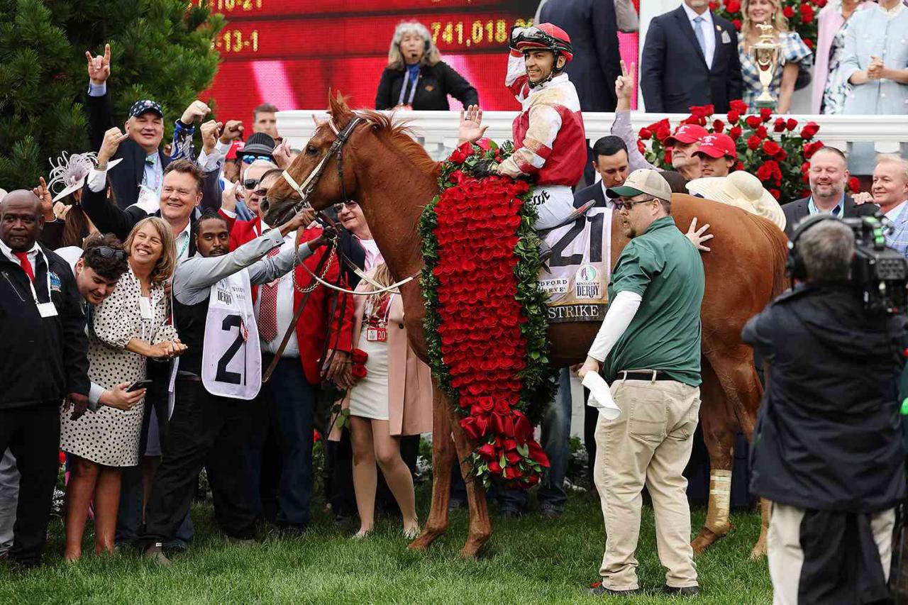 Derby winner rich strike faces another stiff test in belmont stakes