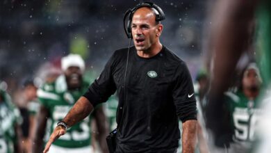 Aaron rodgers explains tense sideline encounter with jets coach robert saleh