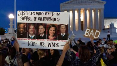 Roe wade if overturned reproductive rights center happen region would our abortion kunc graphic risk according ranked losing states yellow