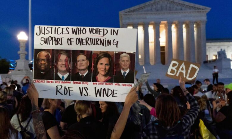 Supreme court strikes down roe v wade in seismic shift for abortion rights