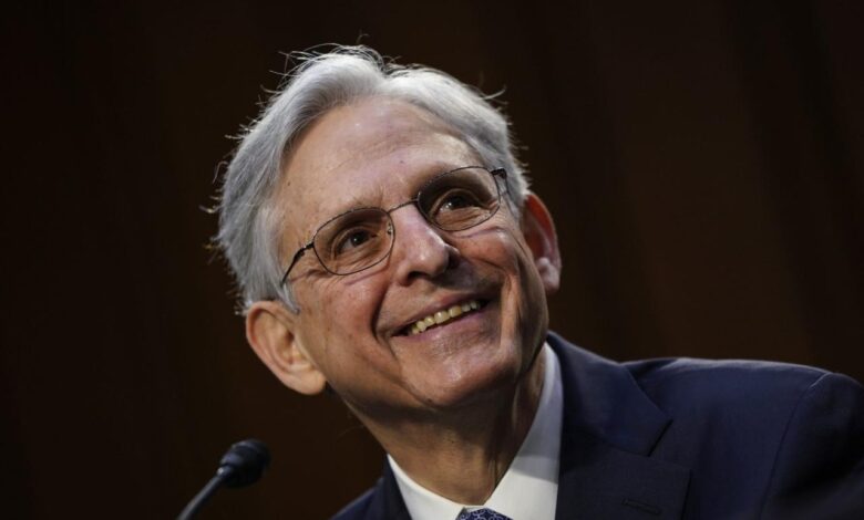 Merrick garland appears to confirm that the doj is investigating trump