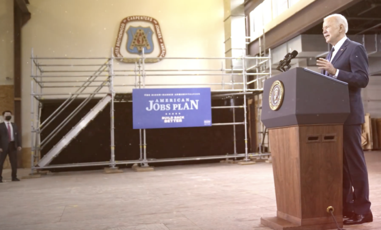Biden requires infrastructure projects to use steel and iron made in the u s
