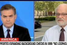 Cnns jim acosta confronts nra board member isnt this blood on your hands