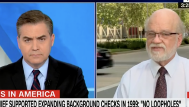 Cnns jim acosta confronts nra board member isnt this blood on your hands