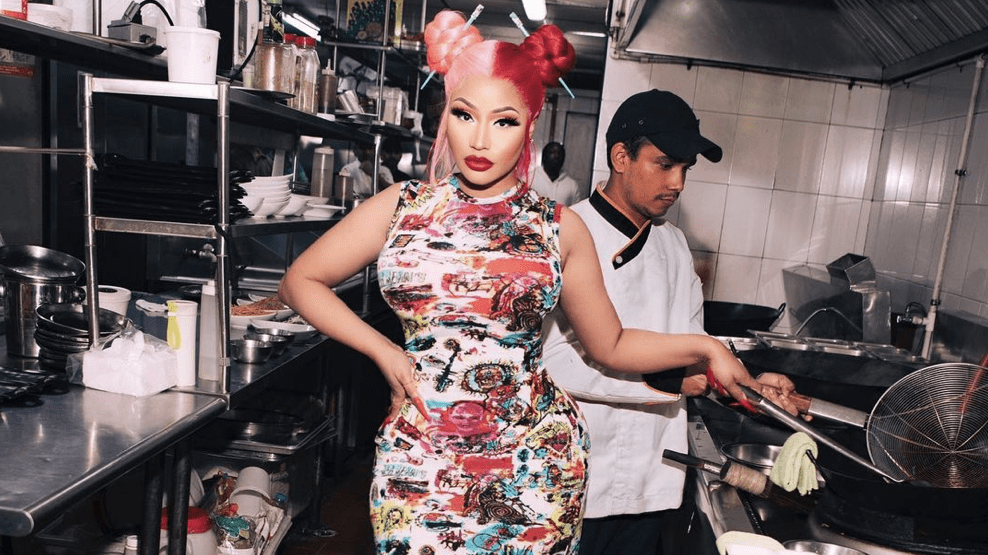 Nicki minaj throws shade at laid off atlantic records employees ups is hiring