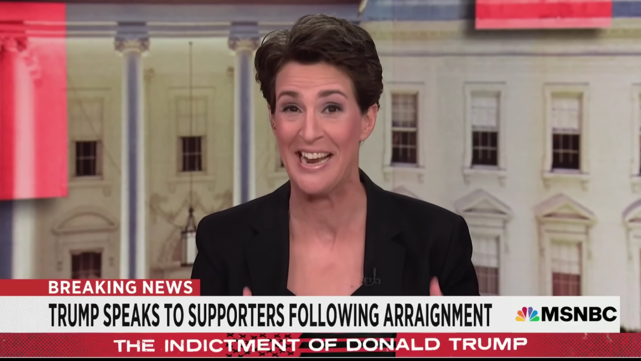 Rachel maddow and msnbc trounce fox news in 1 6 hearing ratings