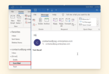 How to recall an email in outlook