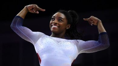 Simone biles partners with athleta shop her olympic gold winning collection now