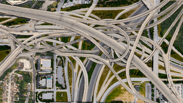 Mystery of what lies beneath dystopian spaghetti junction can now be revealed