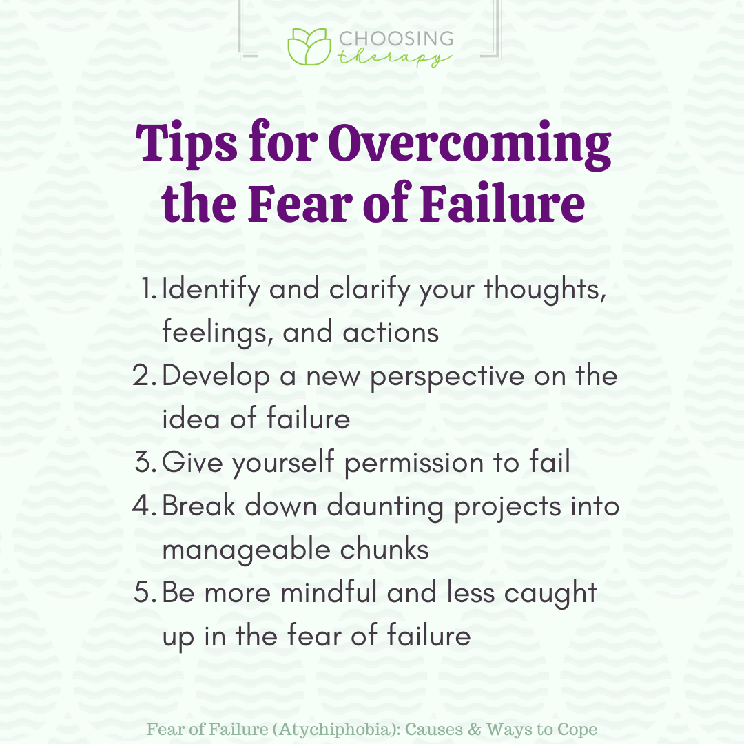 Want to conquer your fear of failure plan for it