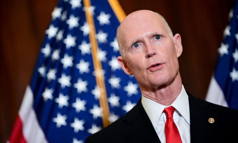 Democrats seize on gop senator rick scotts plan to tax more americans