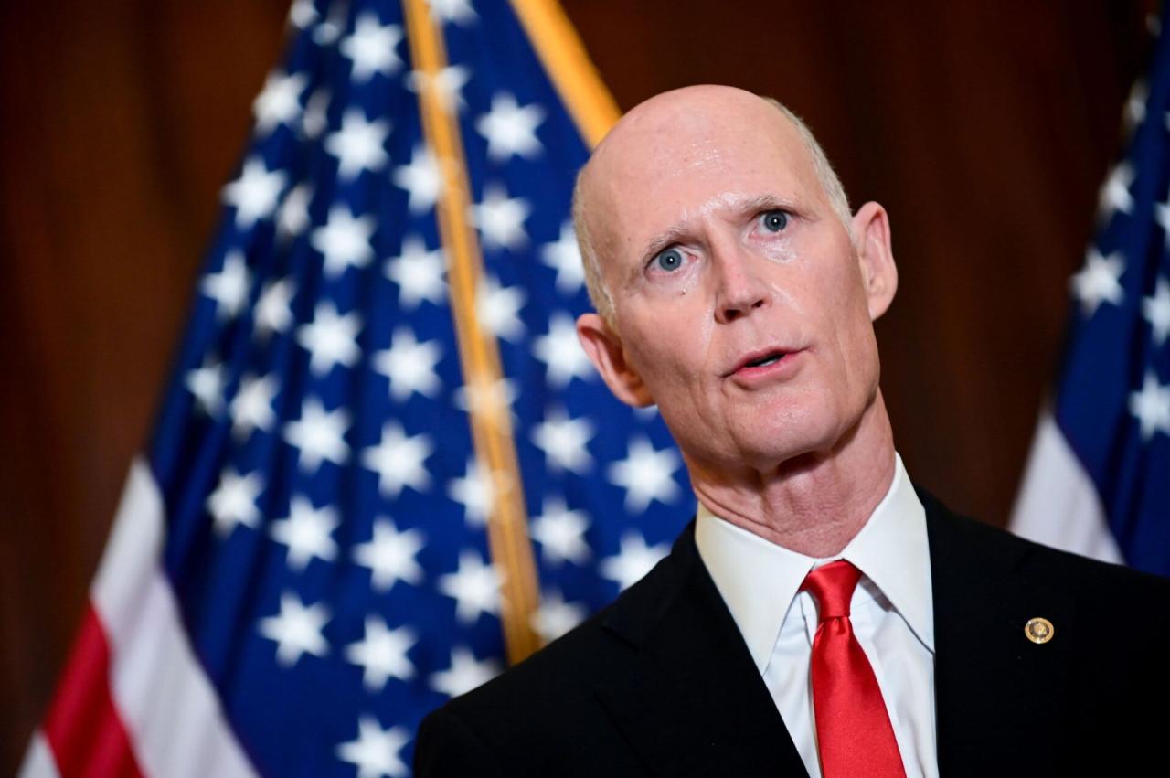 Florida senator scott rick republican future party Democrats seize on gop senator rick scotts plan to tax more americans